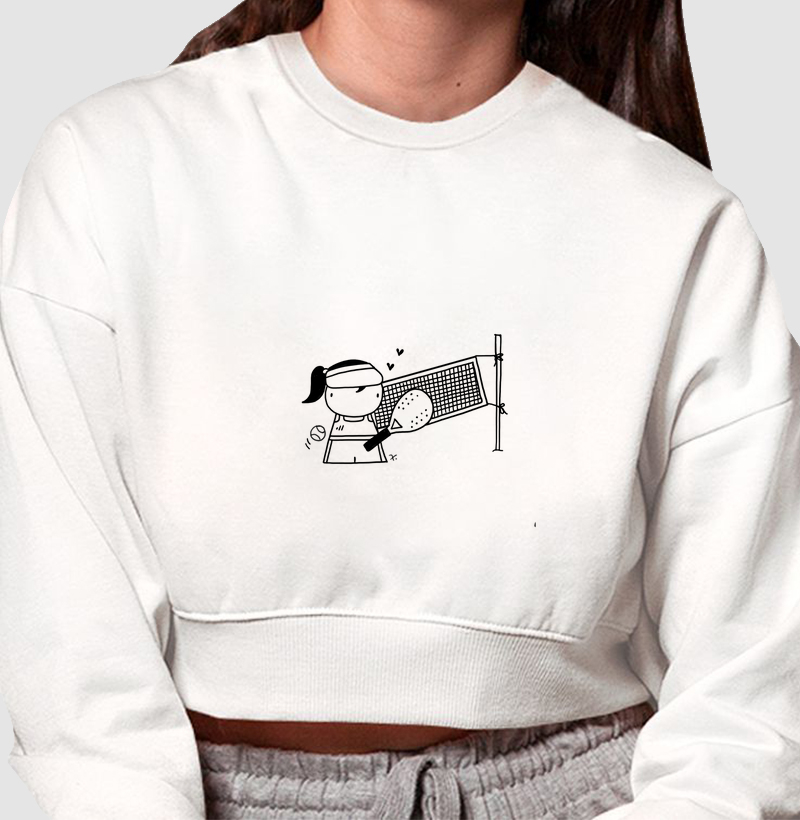 Cropped Moletom Beach Tennis