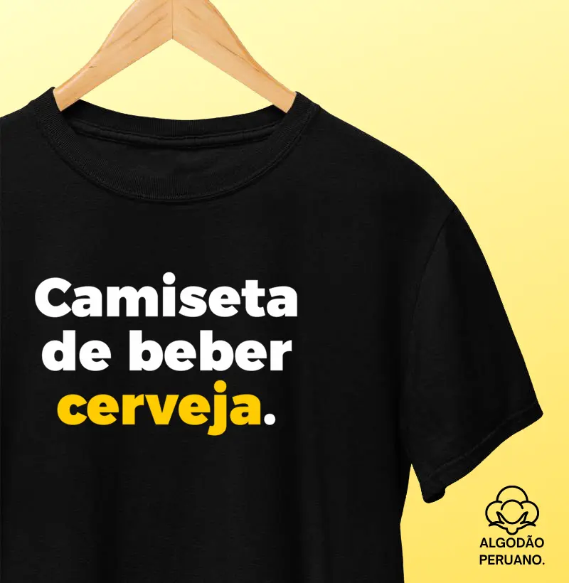 Camiseta de Beber Cerveja