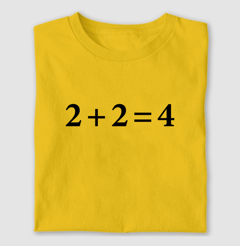 2+2=4