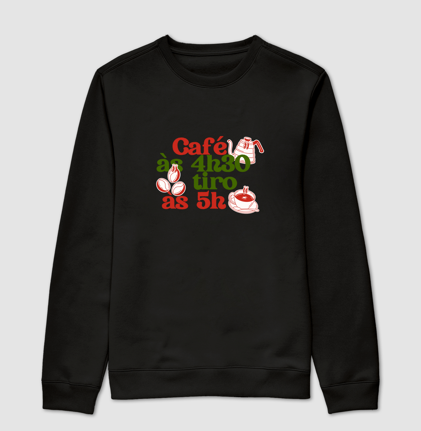 Café às 4h30, tiro às 5h