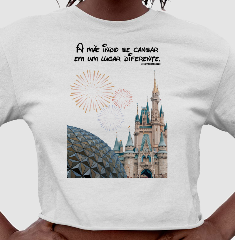 A mãe indo se cansar