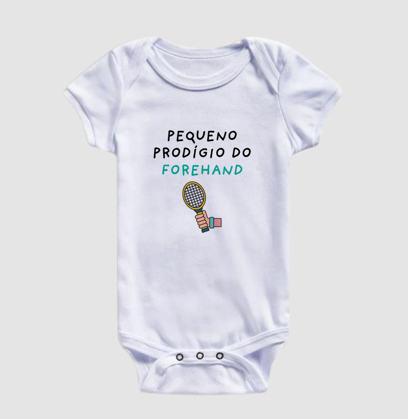 Pequeno prodígio do forehand - baby