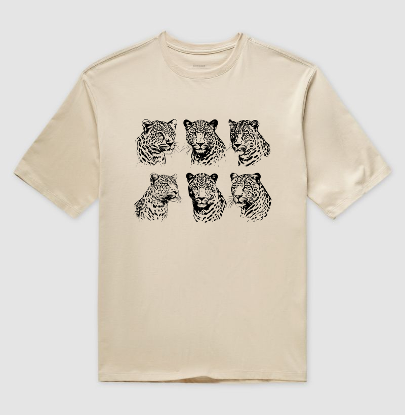 Faces de um leopardo