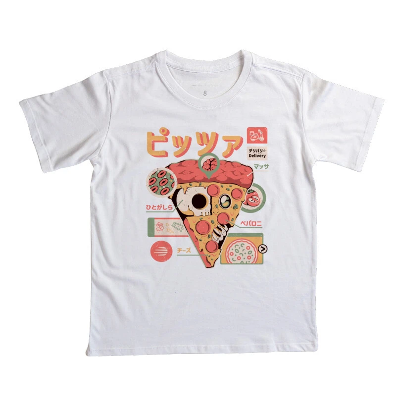Camiseta Pizza Zombie - Infantil