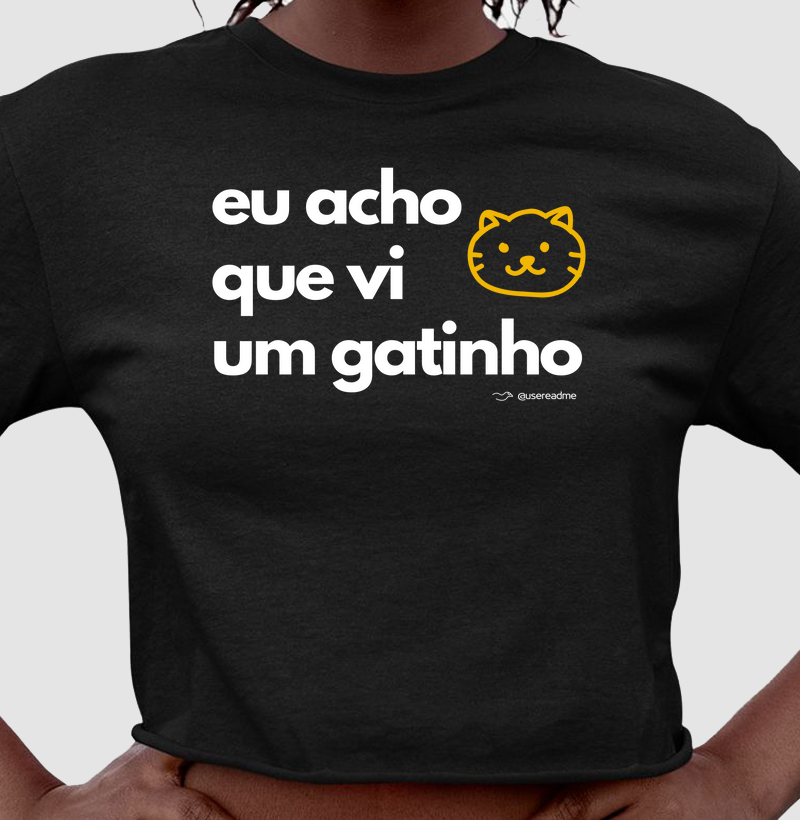 Cropped Gatinho