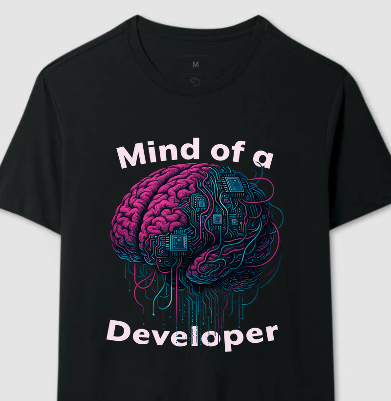 Camiseta Mente de um Dev