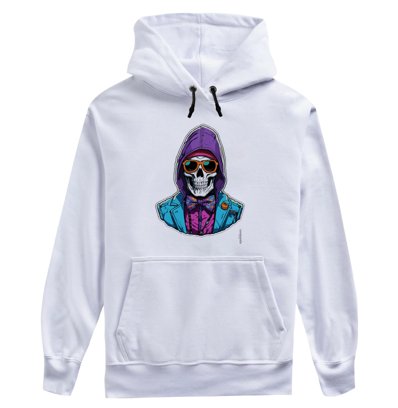 skull borboleta