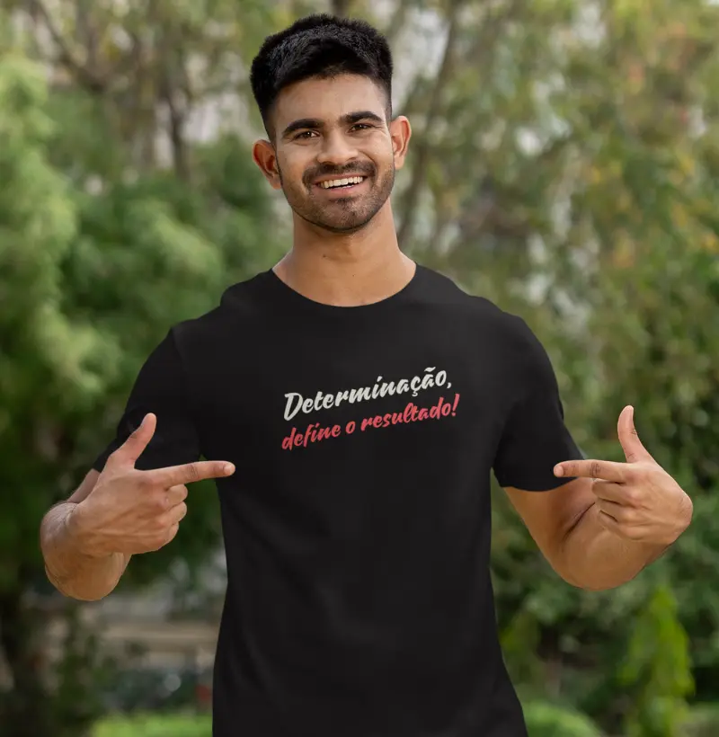 Camiseta Olhar de Campeão | Determinação, define o resultado!