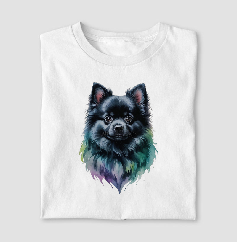 Lulu da Pomerânia aquarela