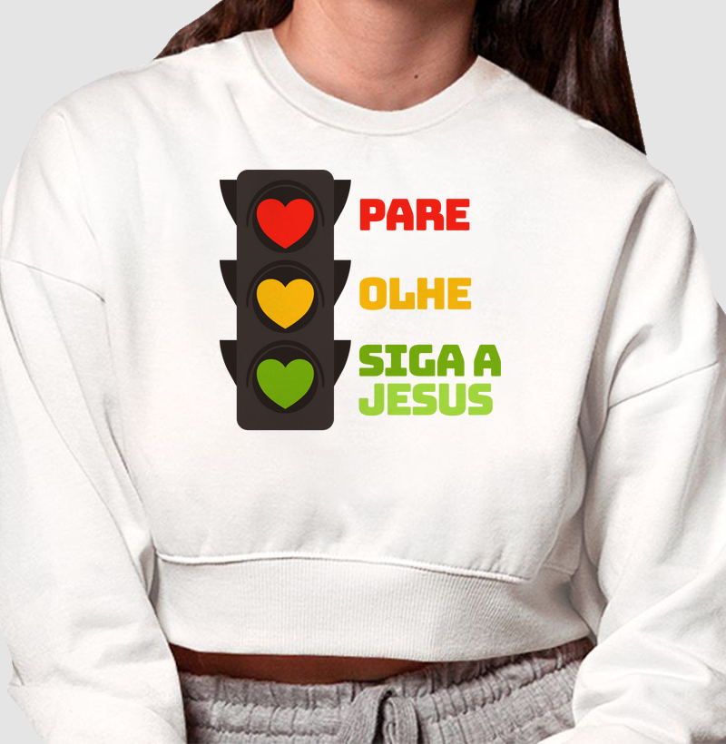 🚦 Pare, Olhe, Siga a Jesus – O Caminho da Vida ✨