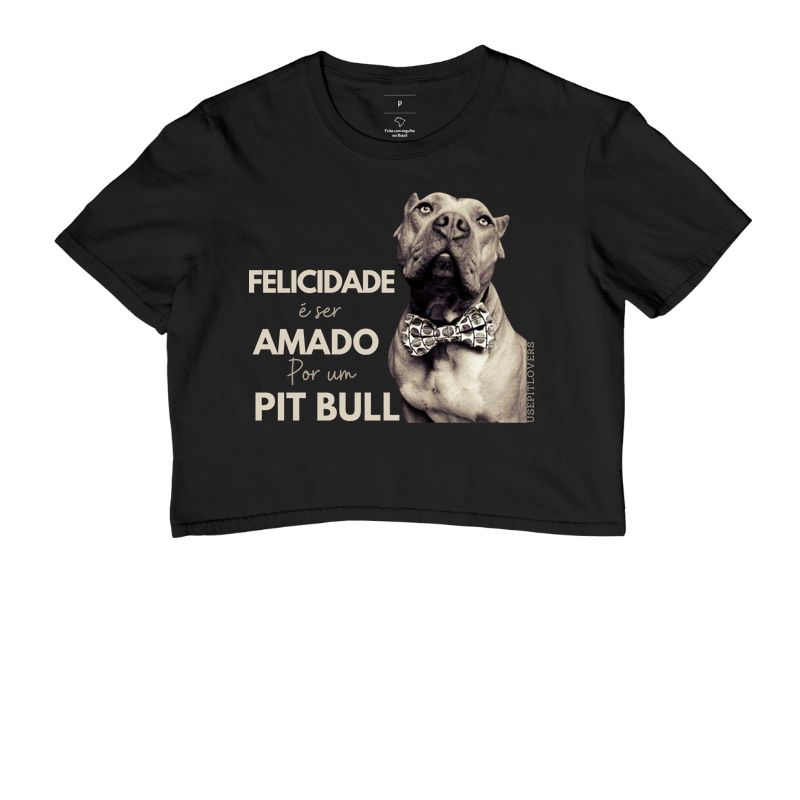 FELICIDADE É SER AMADO POR UM PIT BULL