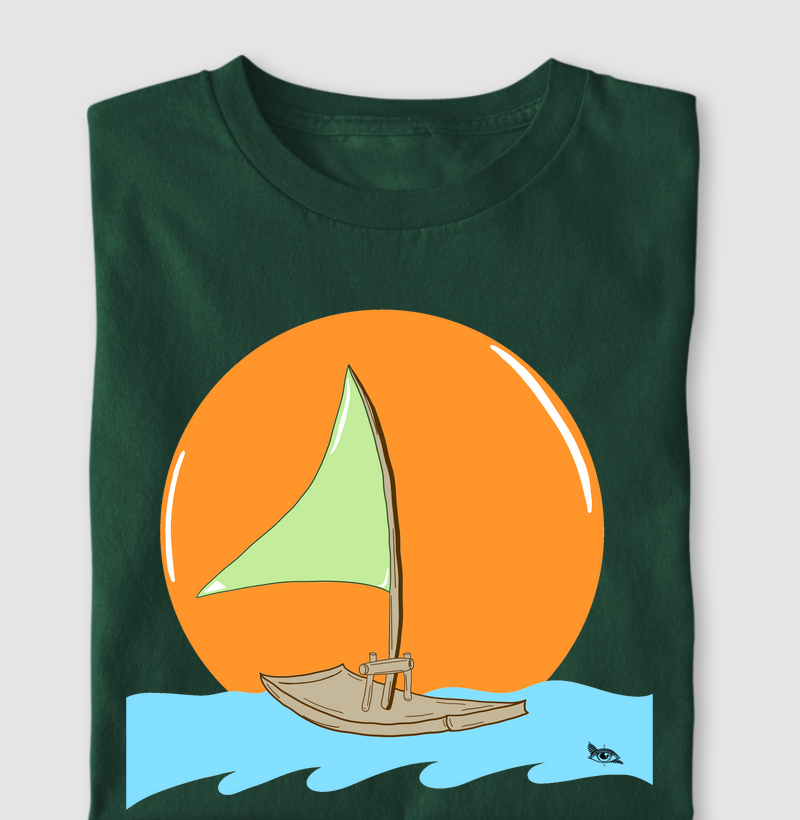 Sol, Jangada e Mar