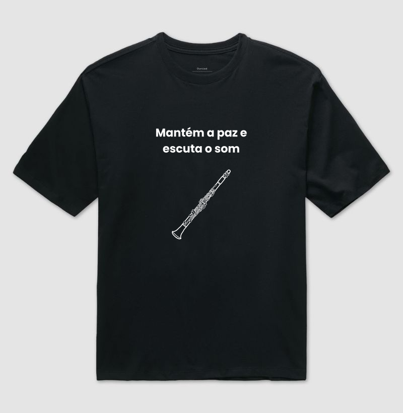Mantém a Paz e escuta o som no Clarinete