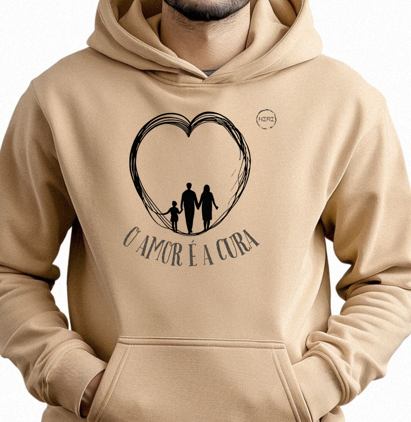 Moletom Capuz KIRI - O Amor é a Cura - Min