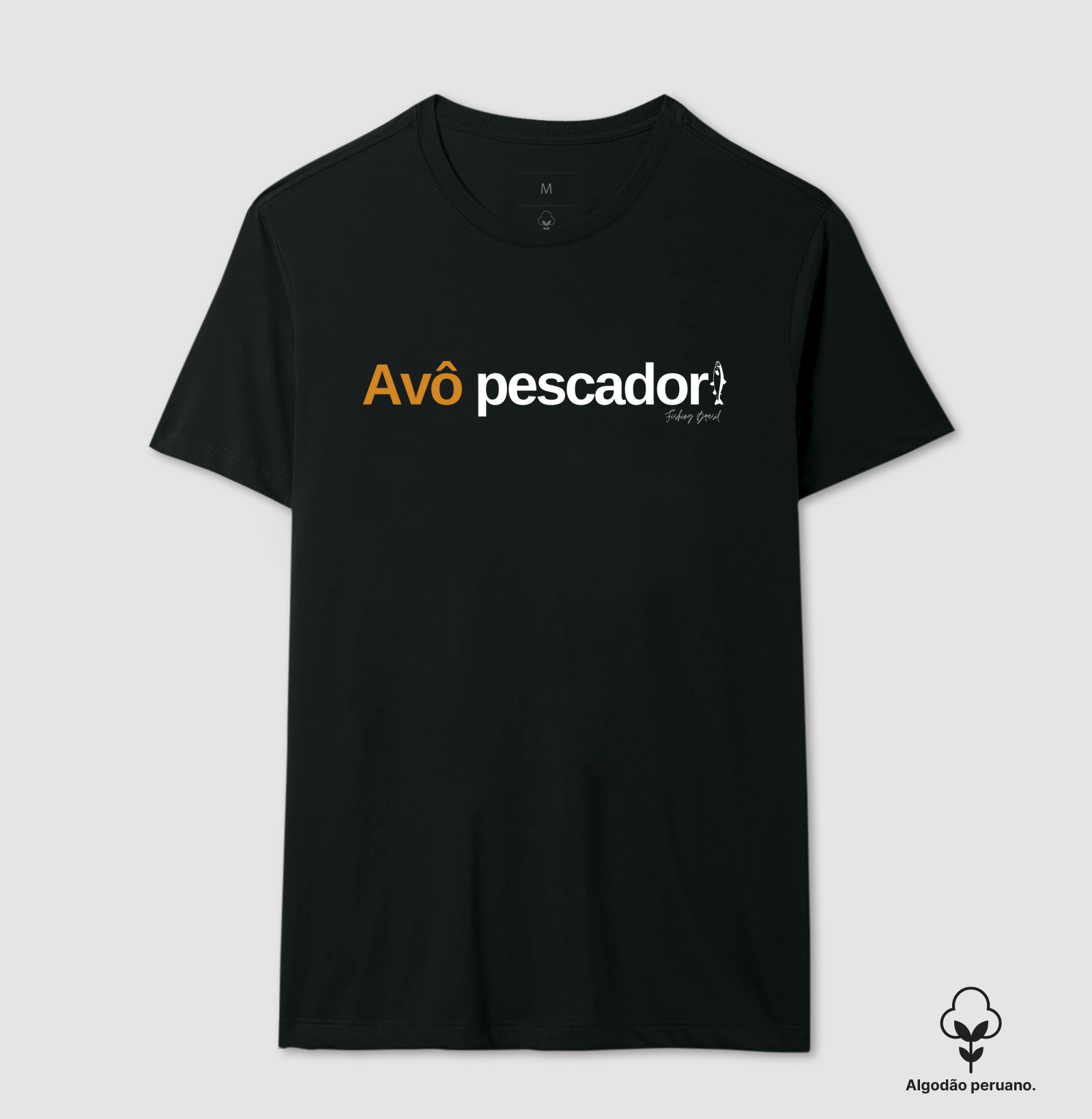 AVÔ PESCADOR (Algodão peruano)