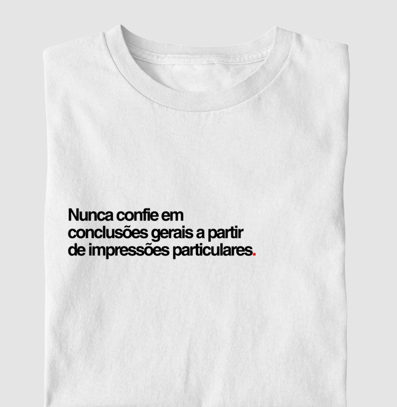 Tshirt Impressões (branca)