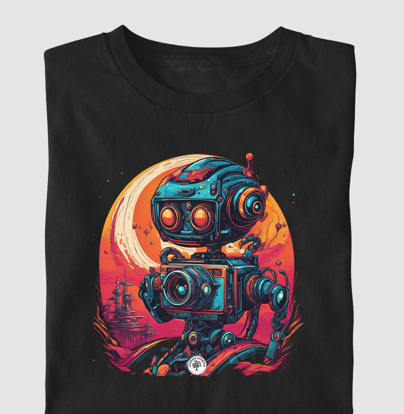 Camisetas / Imagens Criativas / Robê Câmera 4