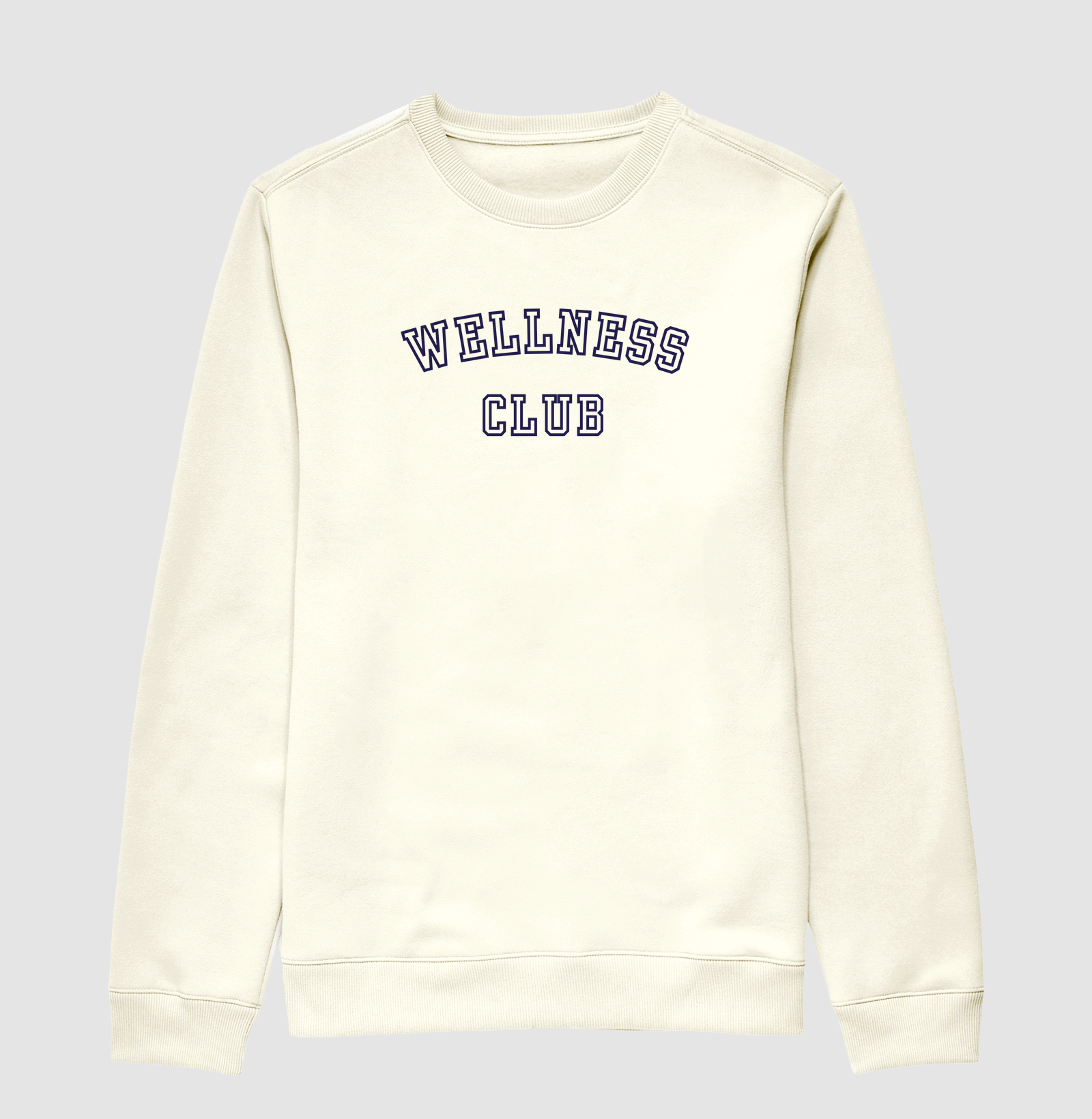 Wellness Club - Off White & Navy Blue