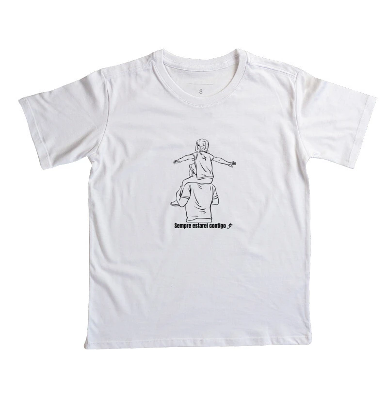 Camiseta Mini Sempre Estarei Contigo