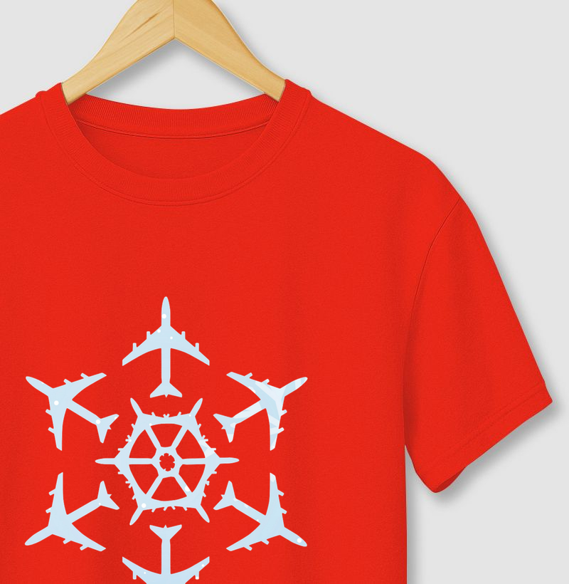 CAMISETA SNOWFLAKE AVIATION