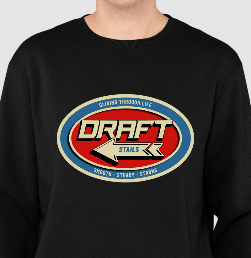 Suéter Moletom Draft  "Clássico 90s"