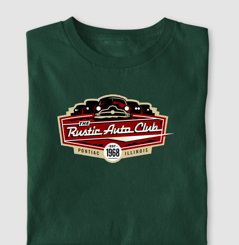 Placa Rústica Auto Club