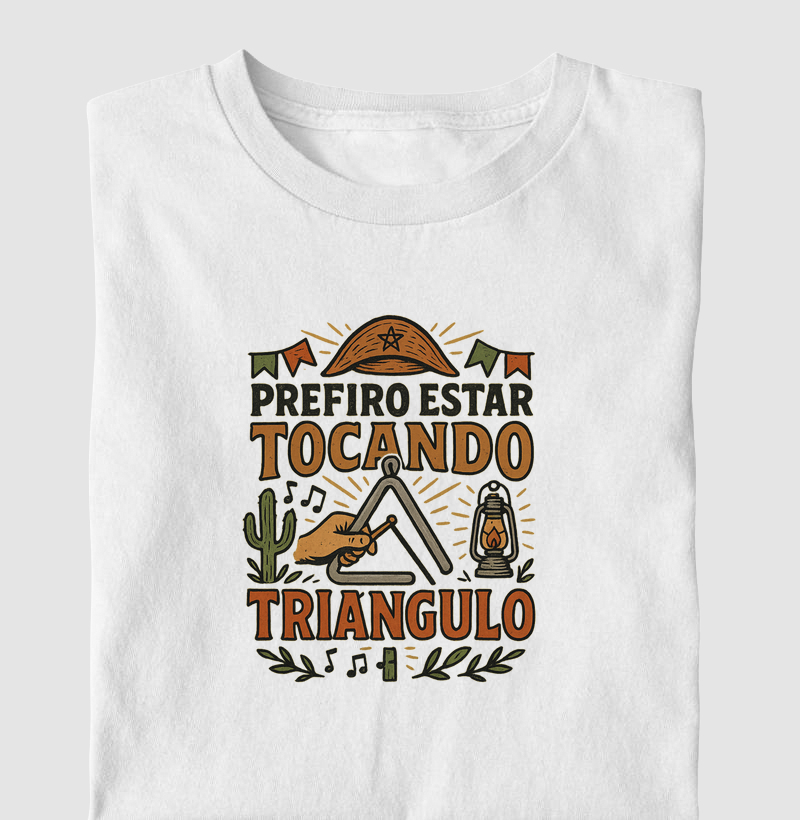 Prefiro estar tocando triângulo