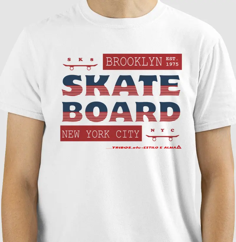 CAMISETA RESERVA.INK MASCULINA E FEMININA TRIBOS.etc ADVENTURE SKATE  BOARD