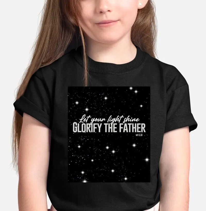 Let your light shine - Deixe sua luz brilhar camiseta infantil qualidade Reserva