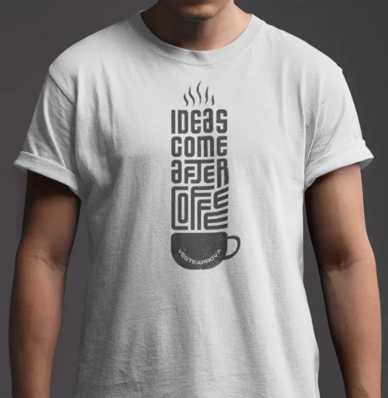 Ideas come after coffe