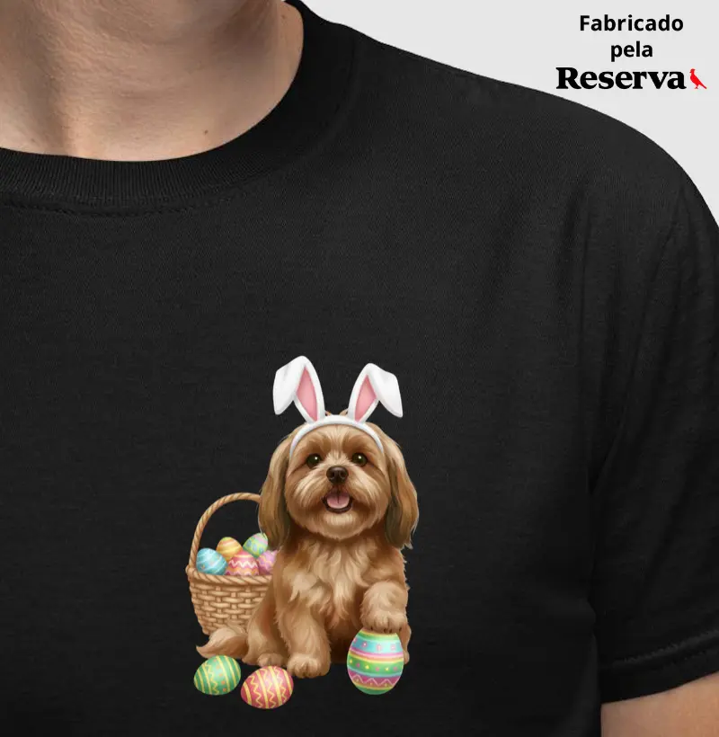 Lhasa Apso Marrom - Páscoa