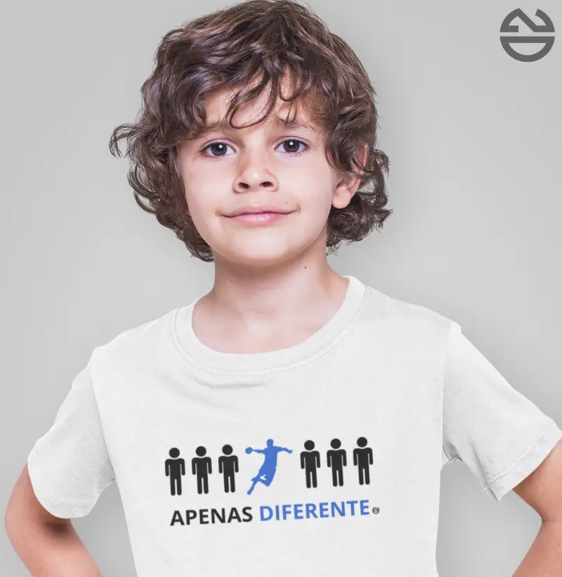 Camiseta KIDS de Handebol - Apenas Diferente - Garoto