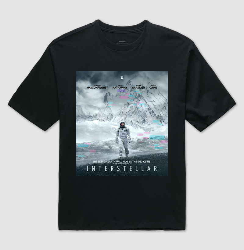 Interstellar Poster, Camiseta Supernova Estampada