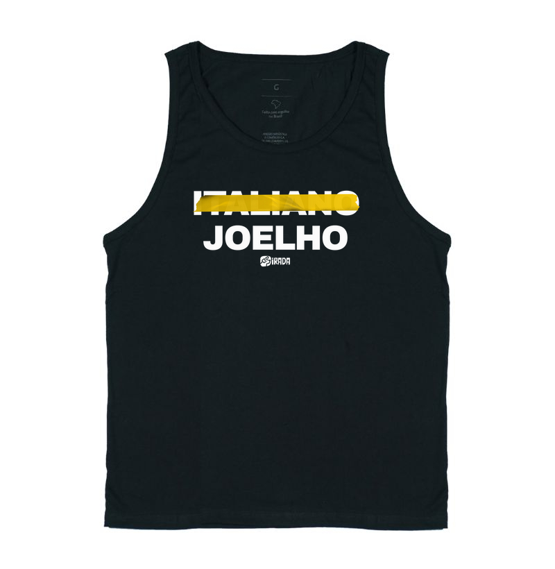 Italiano não. É Joelho.