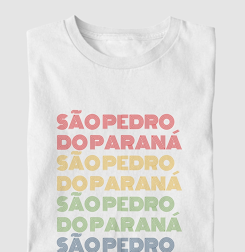 São Pedro do Paraná Letreiro Retrô