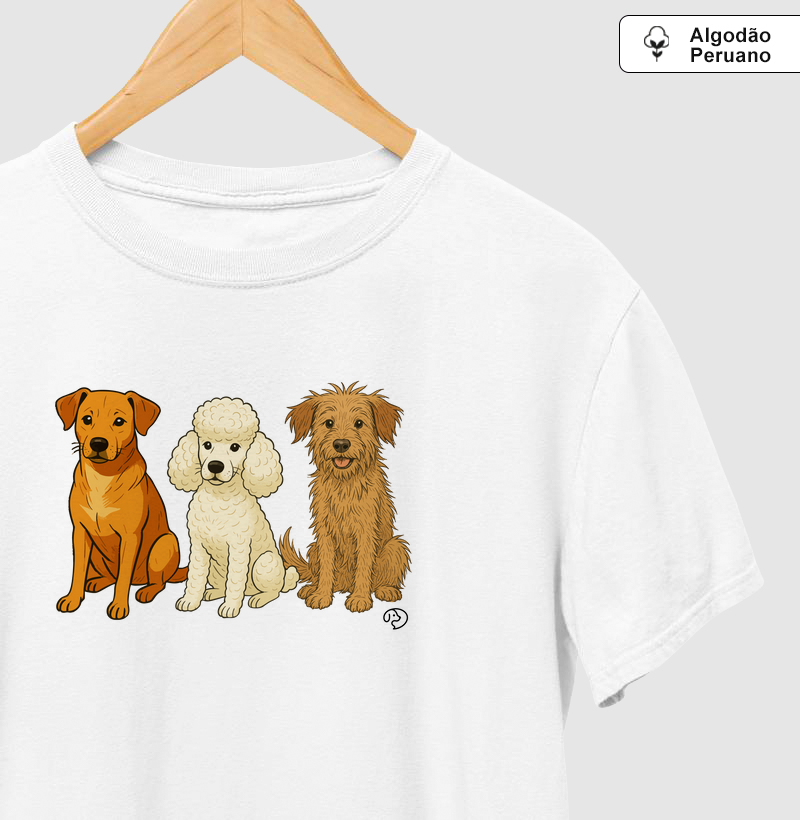 Trio com Poodle