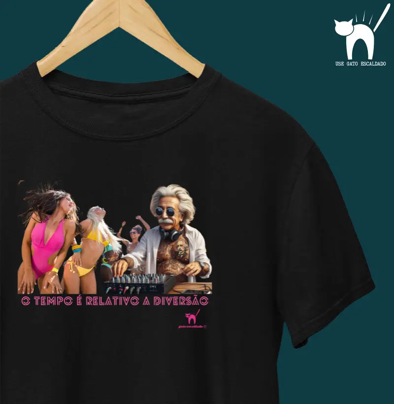 Camiseta Relatividade da Diversão