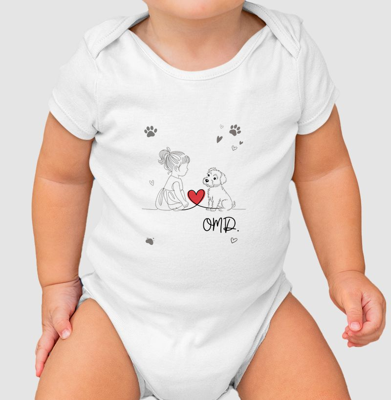 Body Infantil Laços que Latem