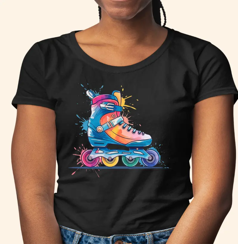 Patins em Aquarela - Inline