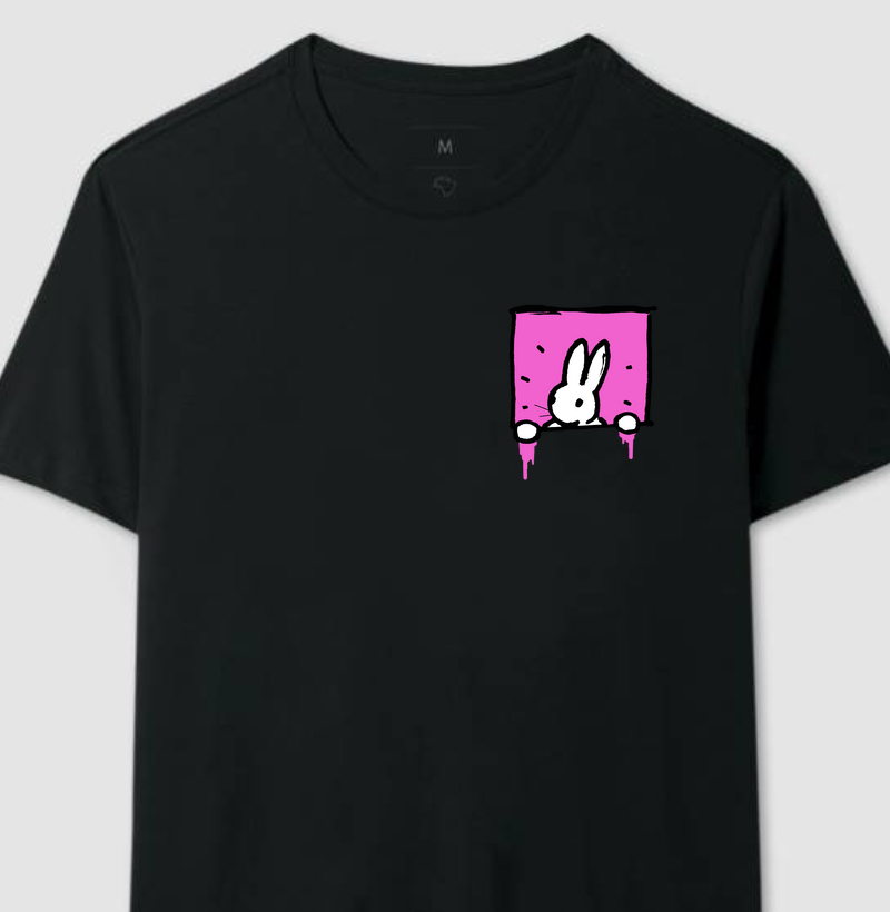 camiseta casual rabbit
