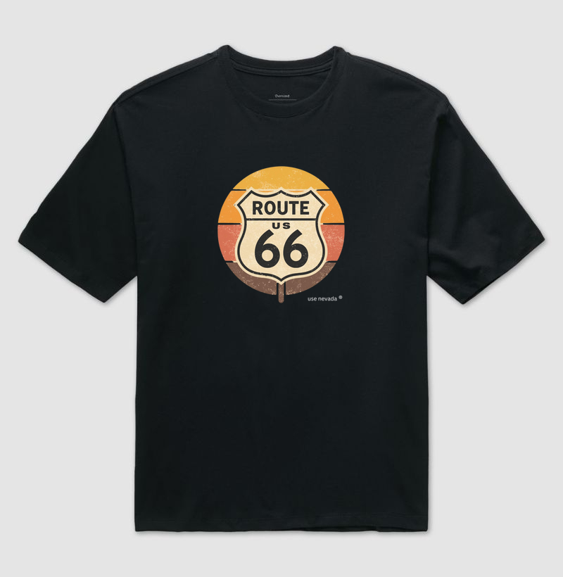 Camiseta Oversized Route 66 Spirit