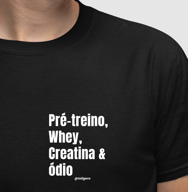 Pré treino, Whey, Creatina & ódio! 