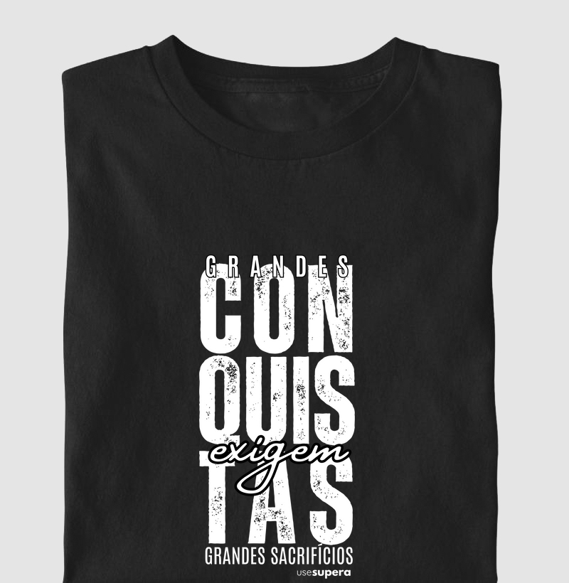 Camiseta "Grandes conquistas"