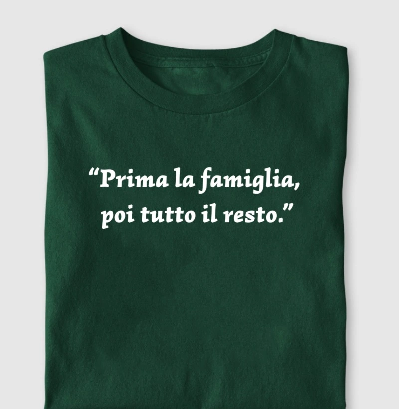 "Prima la famiglia"