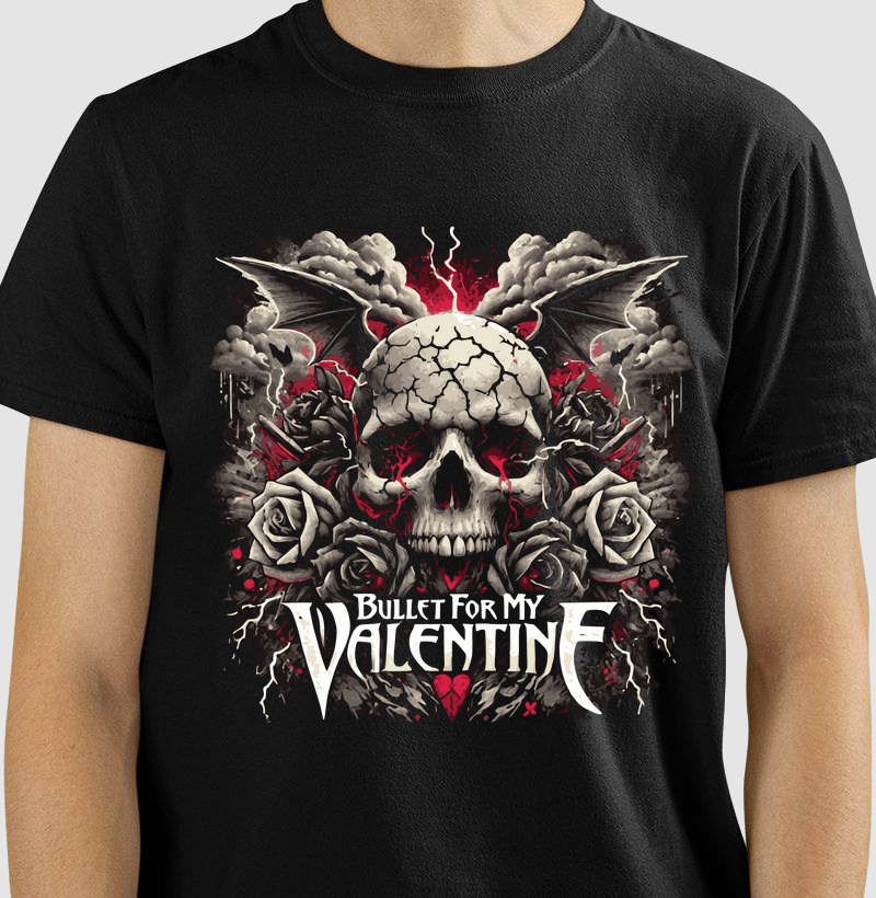 Camiseta Basic Bullet For My Valentine