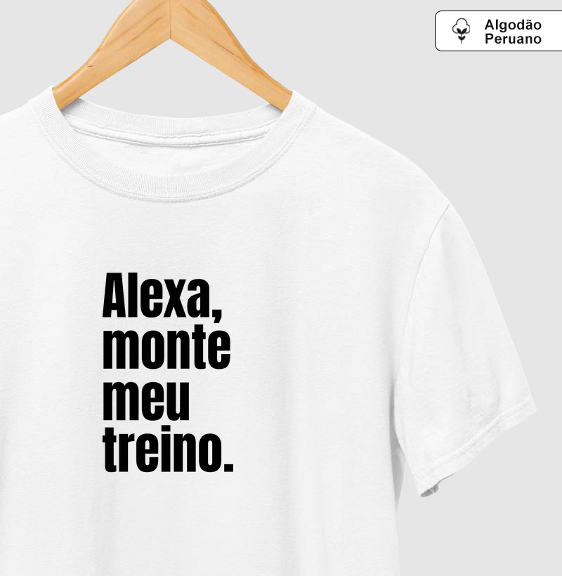 Alexa monte meu treino