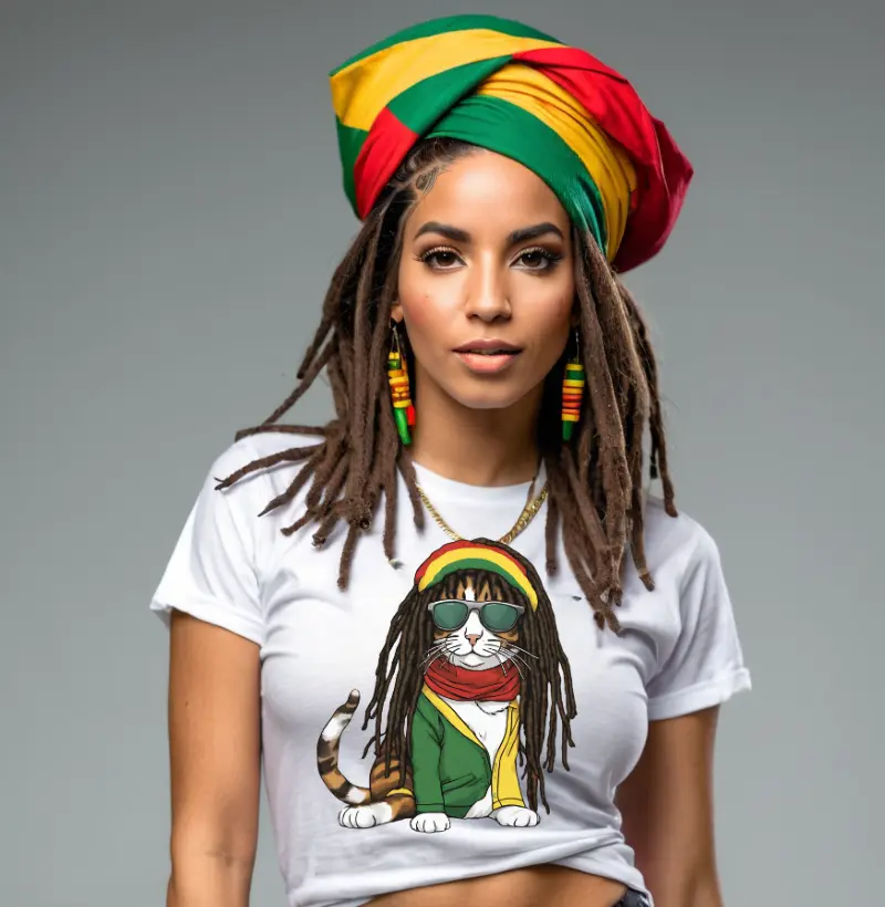 Camiseta Marley Cat - Reserva Ink