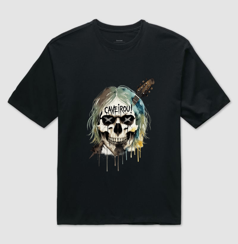 Grunge Ghost Skull