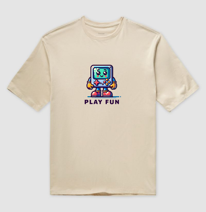 Camiseta Oversize “Play Fun"