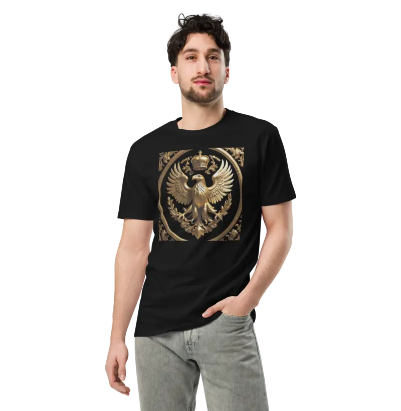 Camiseta Arquétipo Águia Dourada - Poder, Força, Prosperidade!